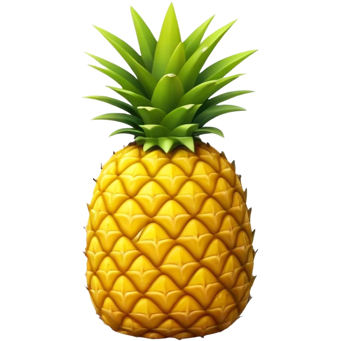 A corner pineapple emoji