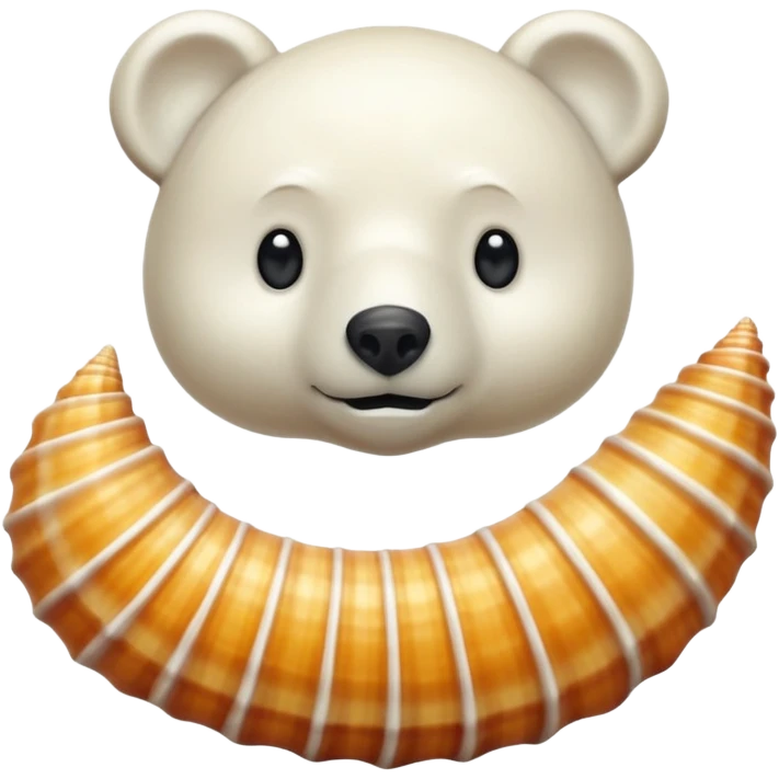 A seashell Bear 🐻🐚 emoji