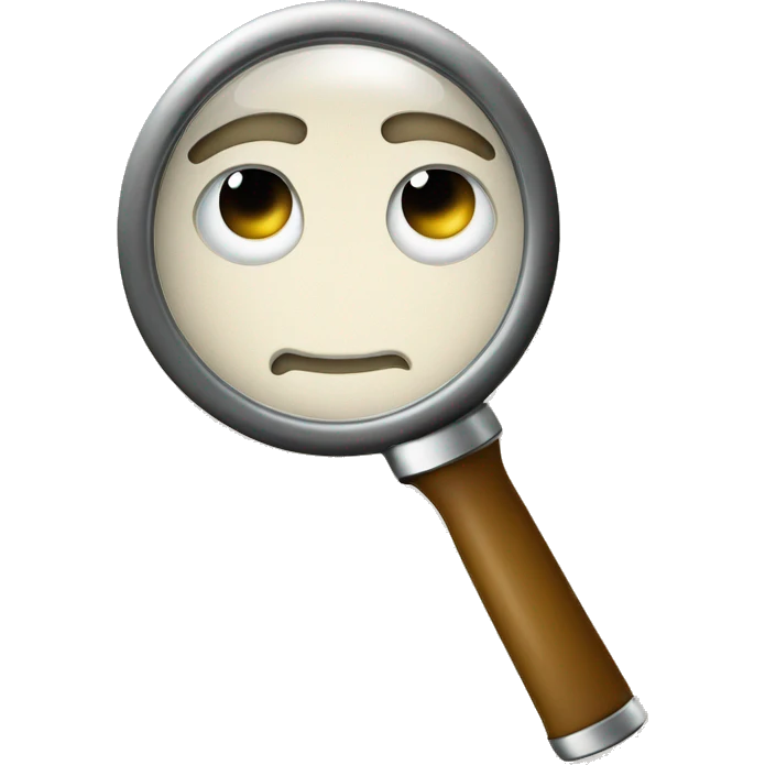 magnifying glass emoji