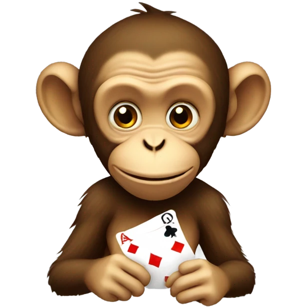 monkey gambling emoji