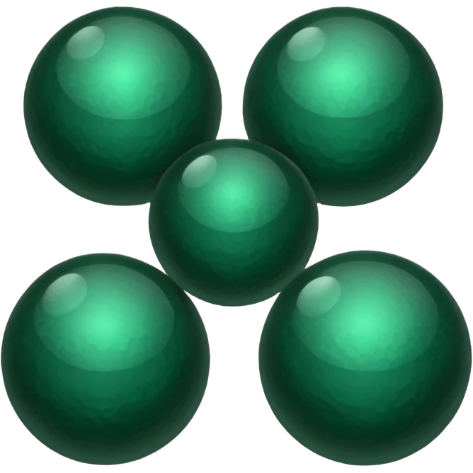 create for me pulsating emoji based on this 🫶, make it dark dark dark emerald with texture of actual emerald and pulsating from smaller to bigger emoji