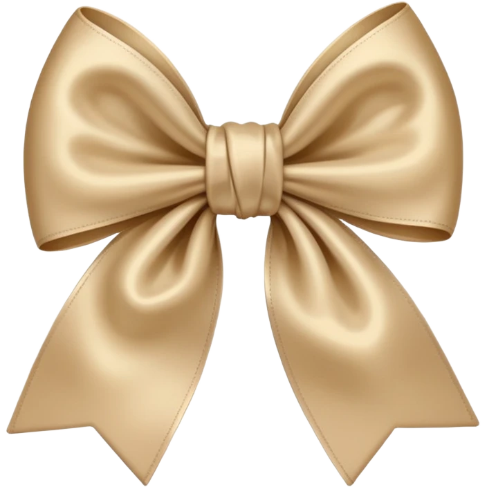 Beige bow enoji emoji