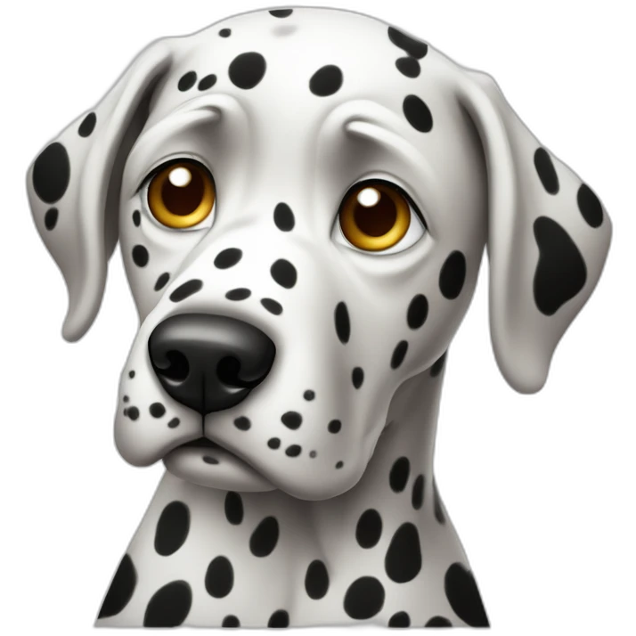 Dalmatien triste emoji
