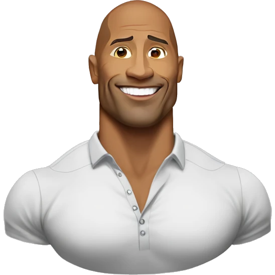 Dwayne Johnson emoji