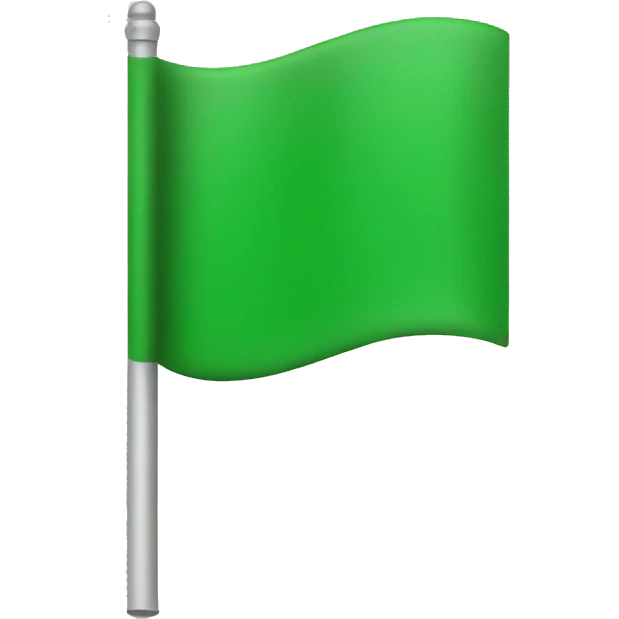 green flag emoji