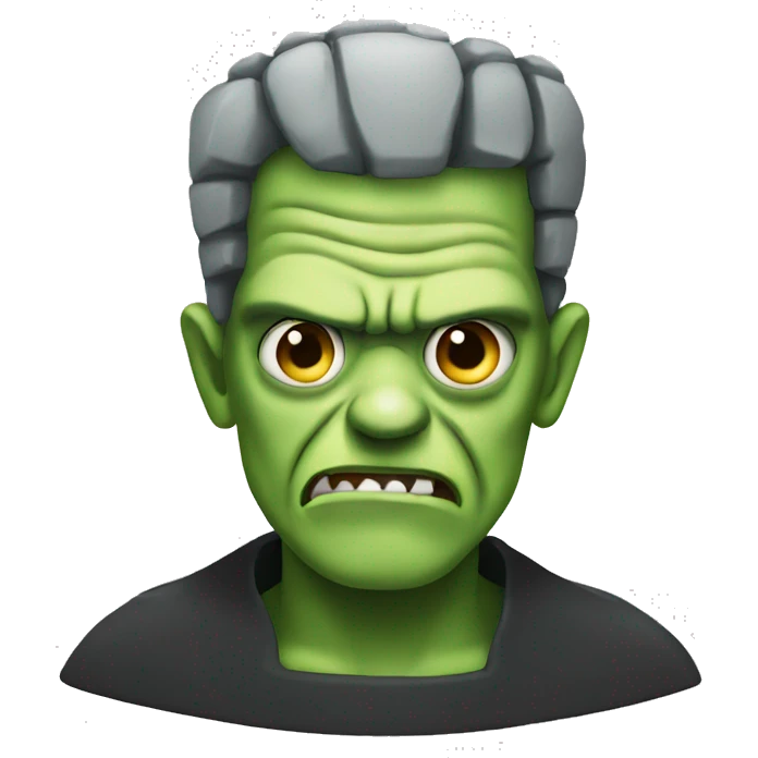 Frankenstein face emoji