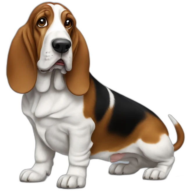 Dog-basset-hound-full-height emoji