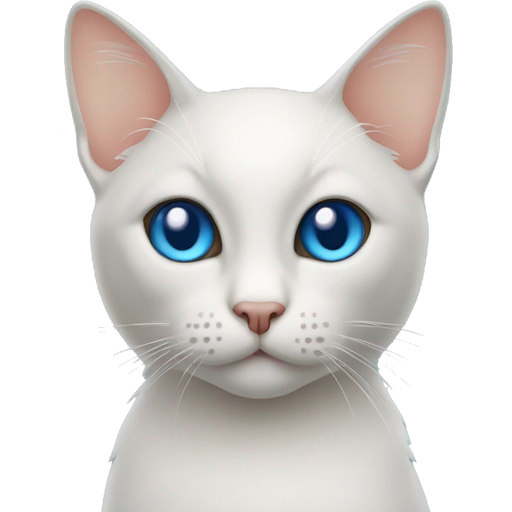 Siam Katze mit blauen Augen emoji