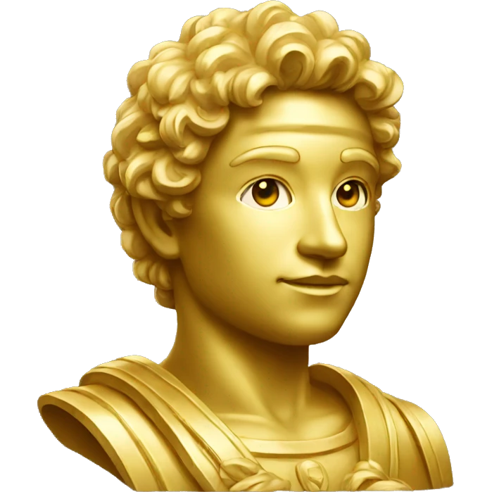 golden statue emoji