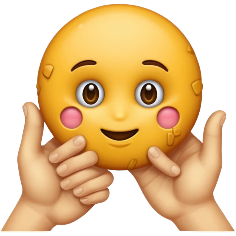 Devi creare un emoticon che sta per tirare uno schiaffo al contrario, cioè che colpisce con le nocche con la parte superiore della mano..e non con il palmo...ciò il verso opposto. emoji