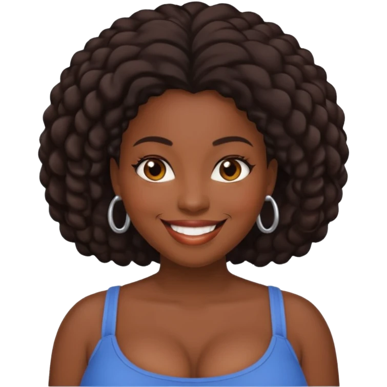black woman with big boobs fucking emoji