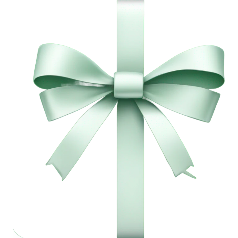 green gift card with bow emoji