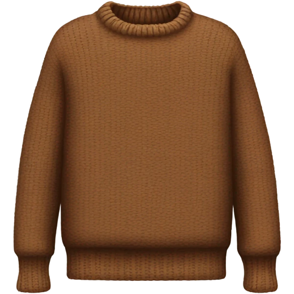 Sweater brown emoji