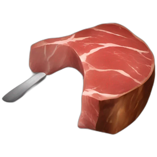 a rich steak emoji