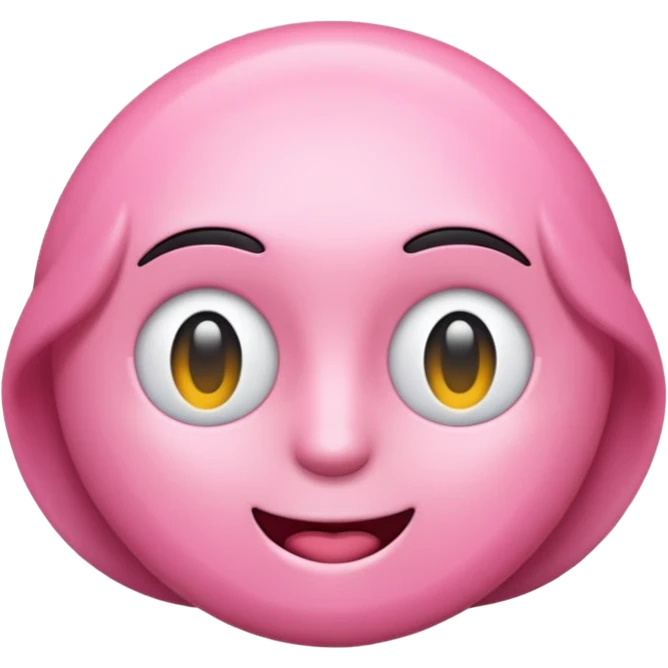 me haces un emoji de alerta en rosa tipo 3d ? te paso el código de color FDD2EF emoji