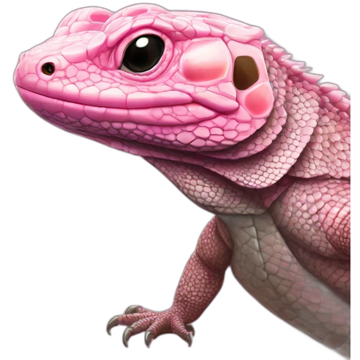 tegu lizard pink emoji