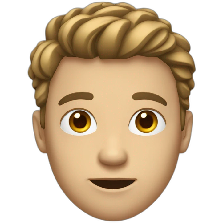 Un jeune homme qui est en retard  emoji