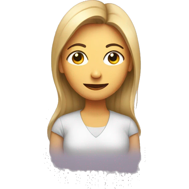 My wife is my world drawn as a character emoji