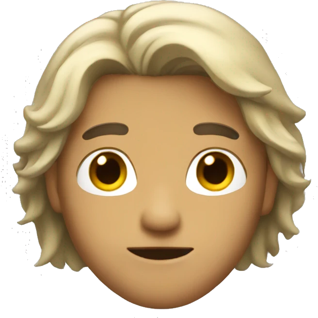 Hero with long hair emoji