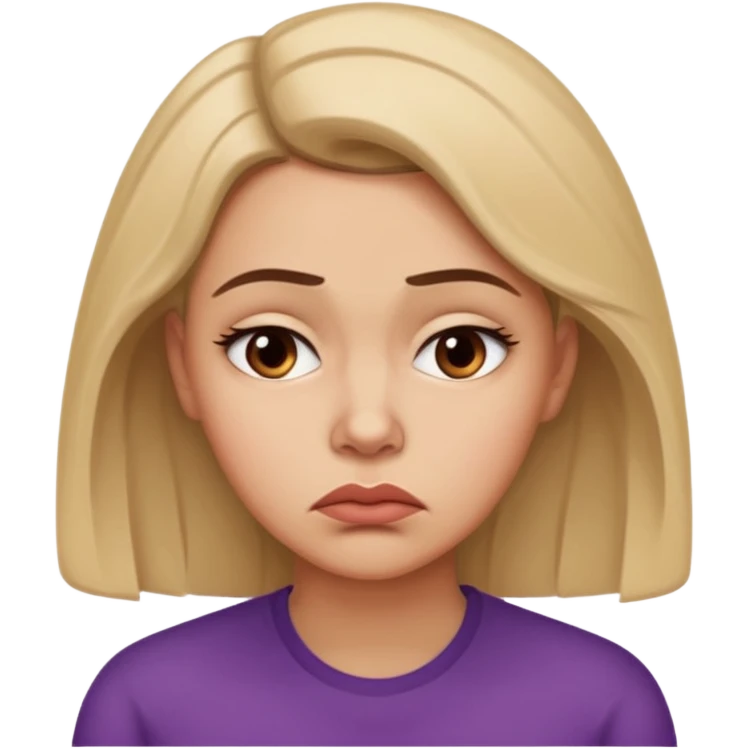 overthinking female emoji