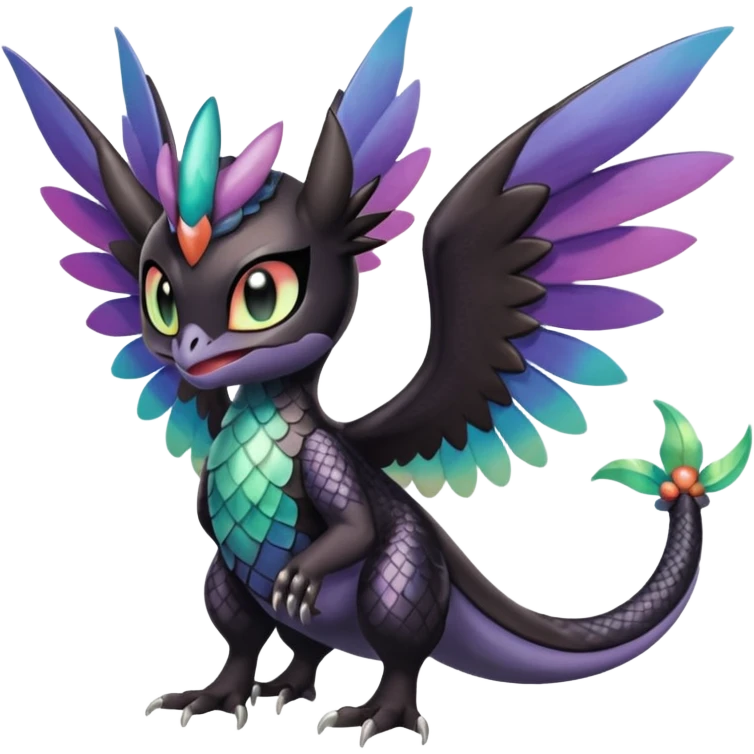 Meloetta-Noivern-Noibat-Toothless-Fakémon-creature-hybrid emoji