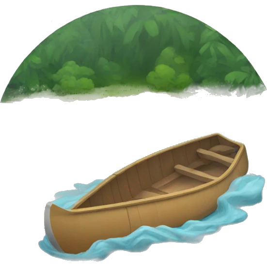capsized canoe emoji