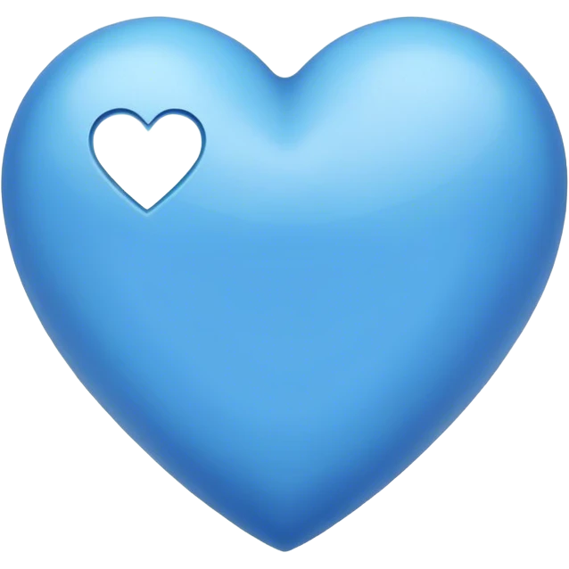 corazón azul emoji