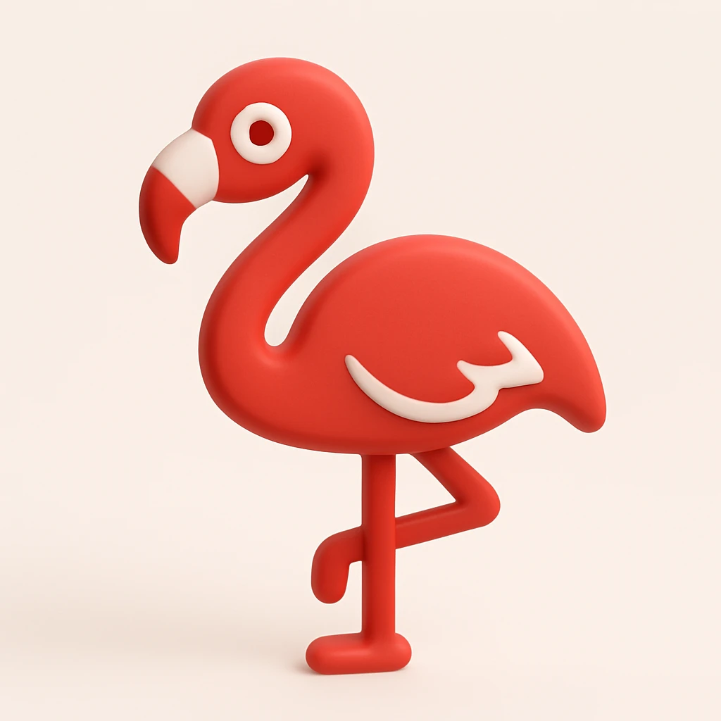 flamingo emoji