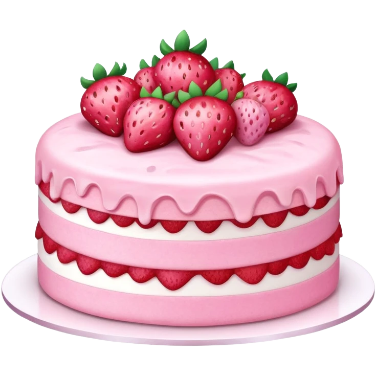 Strawberry Cake emoji