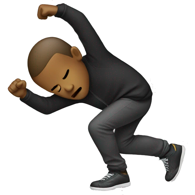 Person dabbing emoji