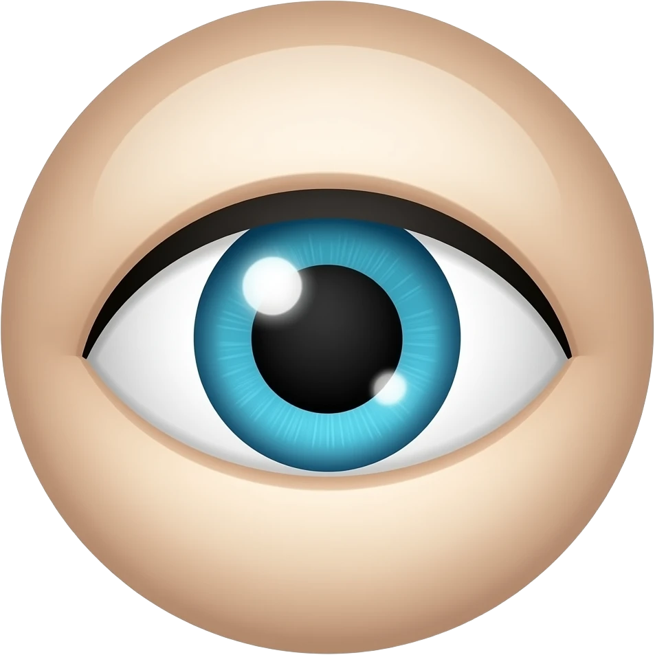 antifaz de ojo solo, sin personas emoji