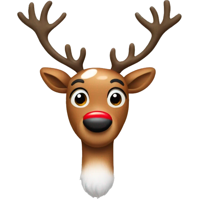 Red Nosed Reindeer emoji