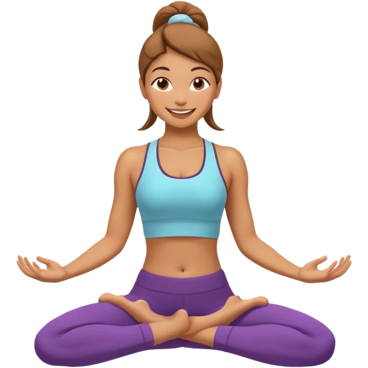 yoga woman emoji