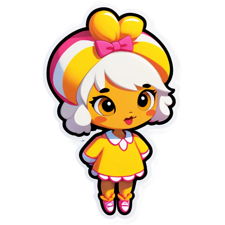  Chica emoji