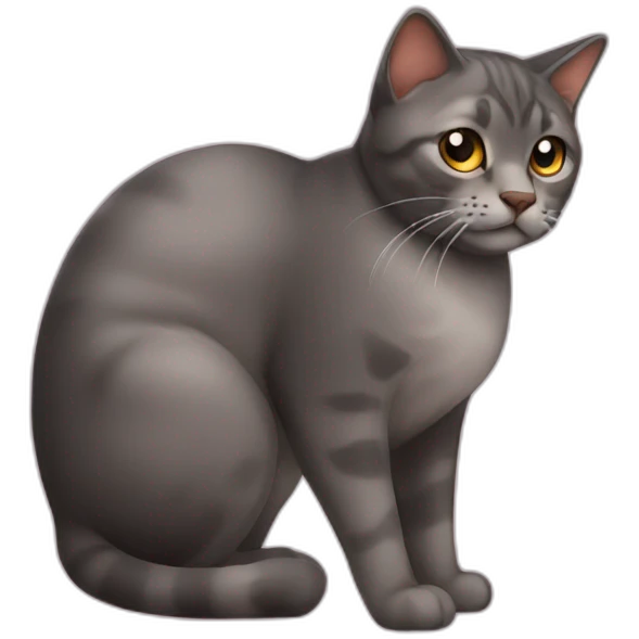 wet butt cat emoji