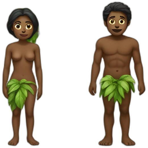 Adam and Eve emoji