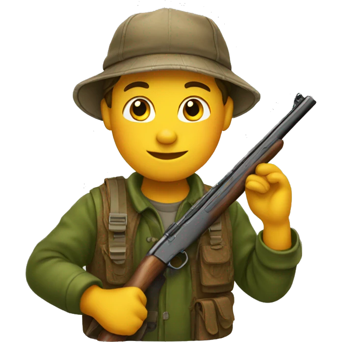 boy duck hunter  emoji