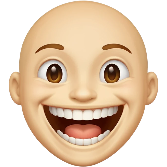 Laugh hard emoji