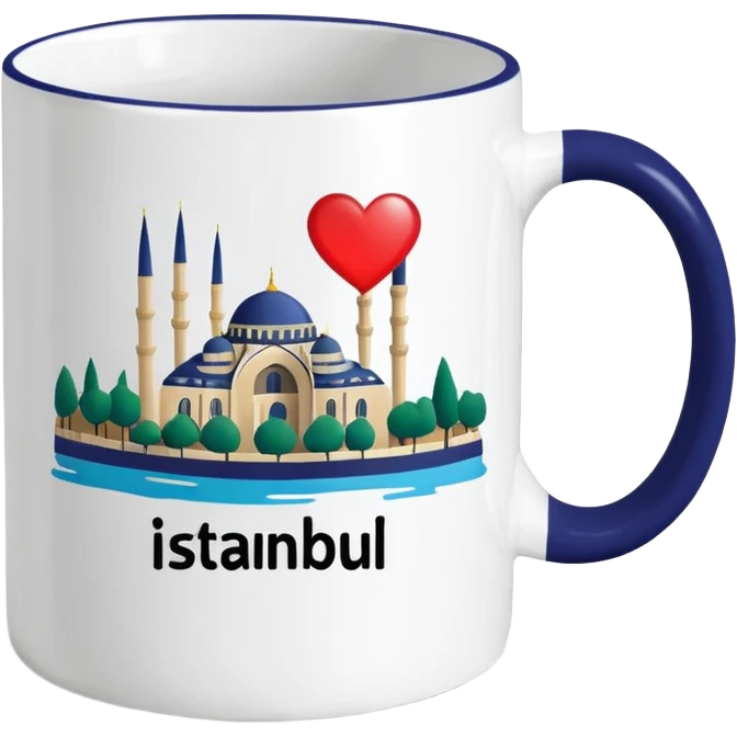 mug-cup-with-text-ı❤️Istanbul- emoji