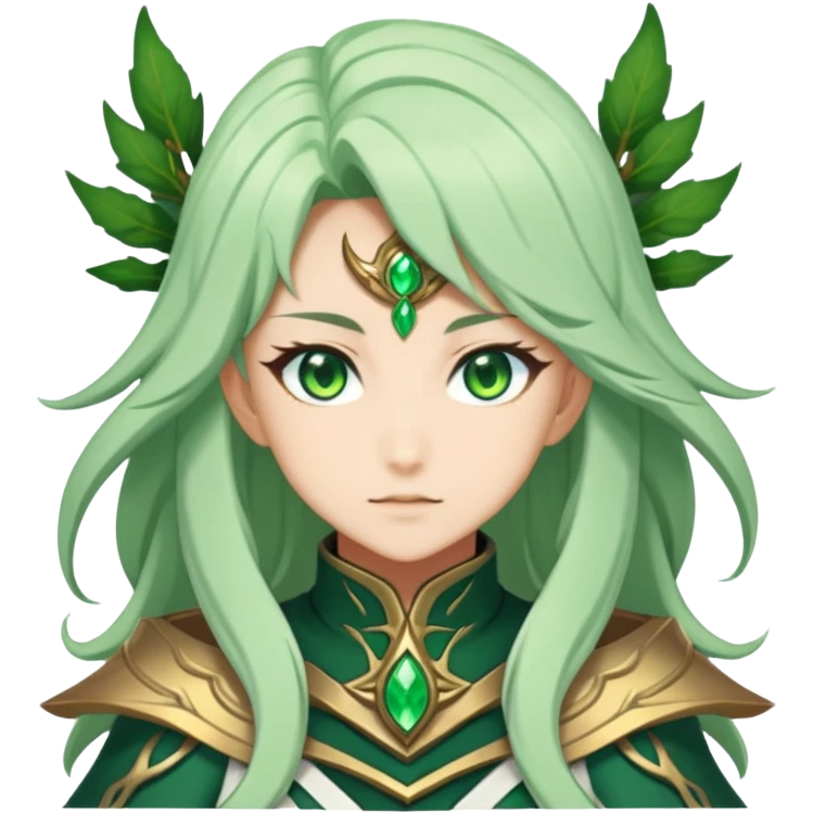 Nahida The Dendro Archon from Genshin Impact emoji