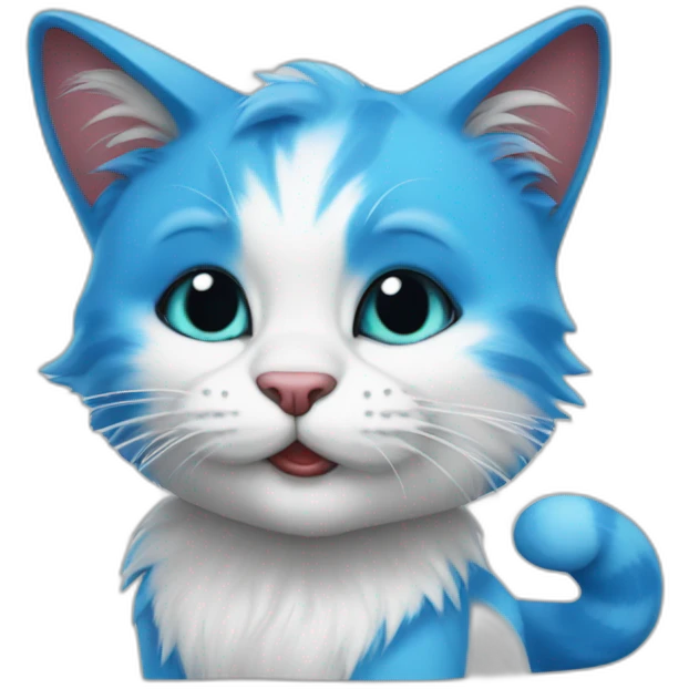 Smurf cat emoji