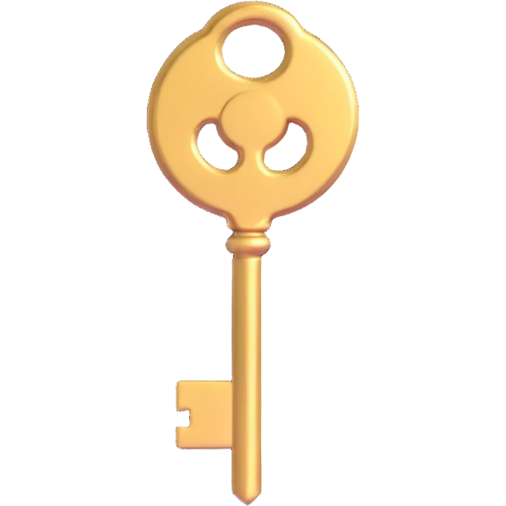 golden key emoji