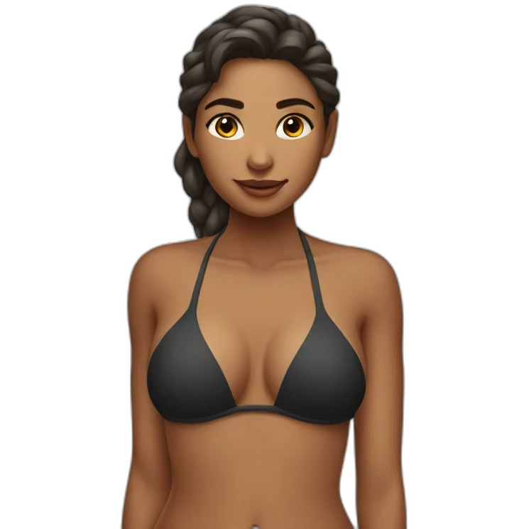 Bikini girl emoji