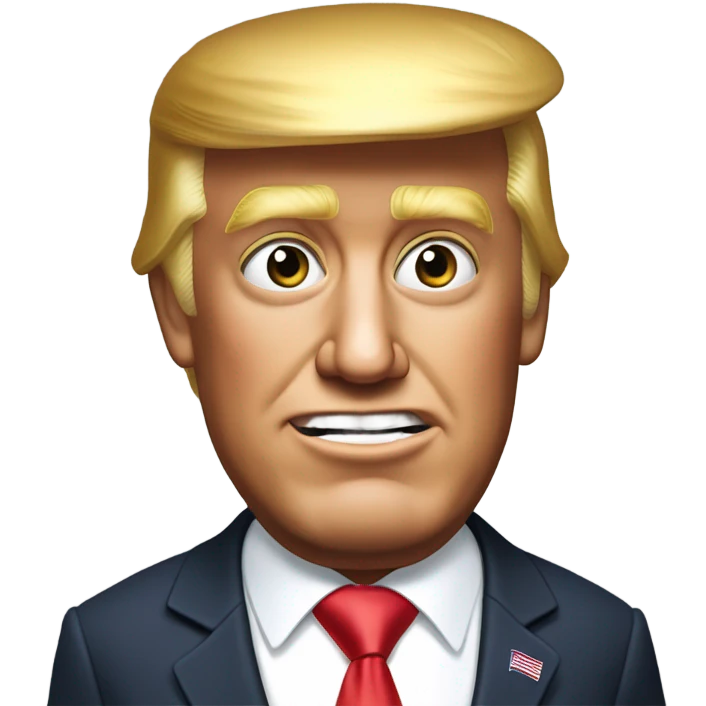 Ugly trump emoji