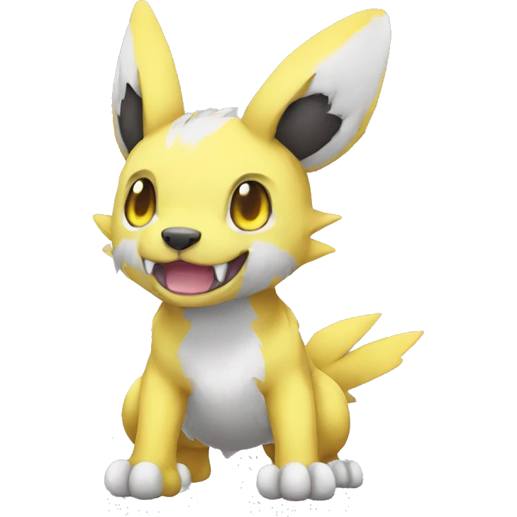 cute cool Digimon-Fakemon-animal full body emoji