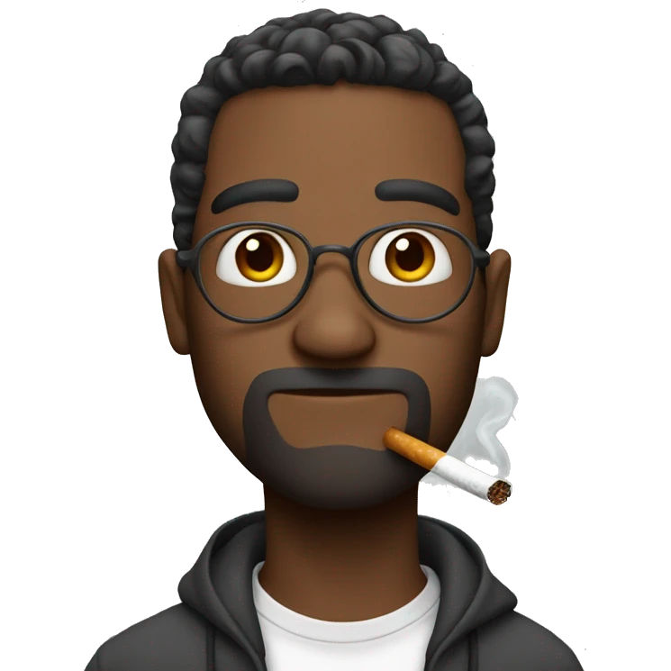 chill guy with cigarette  emoji