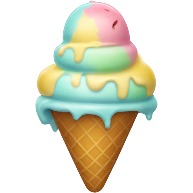 tropical ice cream  emoji