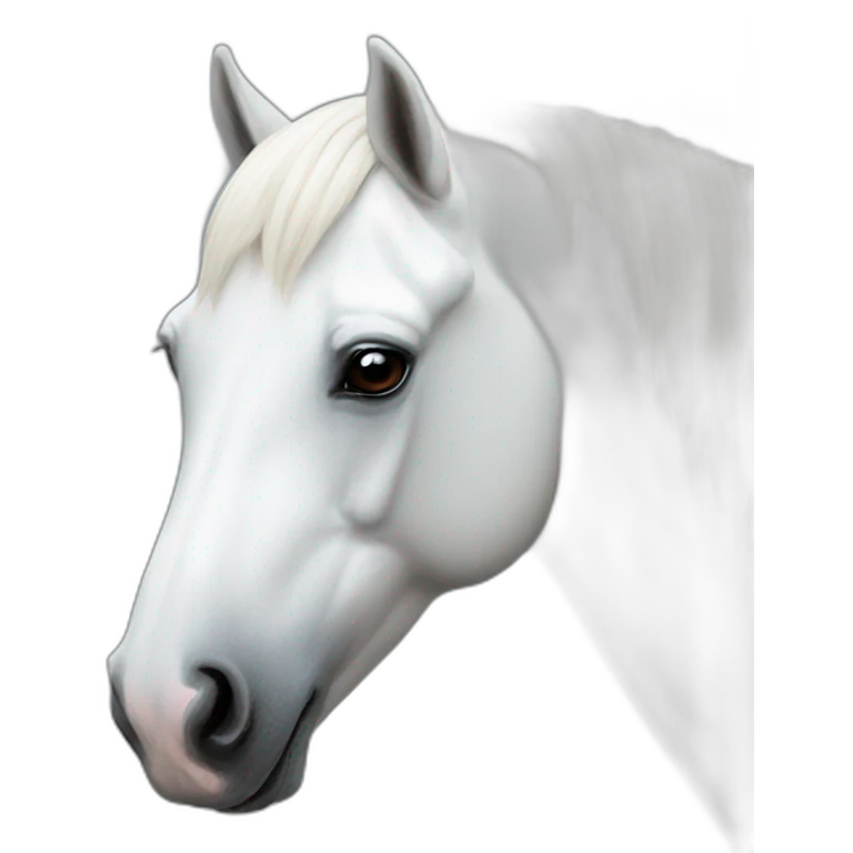 white horse emoji