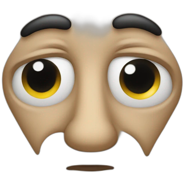Very large nose emoji