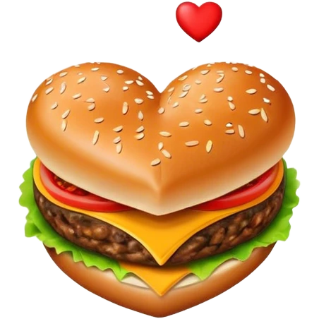 heart hamburger  emoji